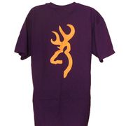 Browning Buckmark Purple Tee