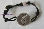 Browning Buttoned Up Cord Bracelet