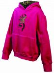 Browning Mossy Oak Hoodie - Fuchsia Youth