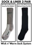Drake Wick n' Warm Sock & Liner System, Men's Waterfowl Socks