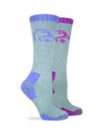Ducks Unlimited Ladies Socks - 2 Pack - Pink & Purple