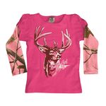 Hunter Girl Buck Wear Realtree Pink Shirt