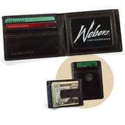 Leather Front Pocket Wallet - Buck Concho - Chocolate