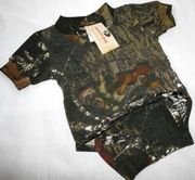 Mossy Oak Camo Baby Onesie Diaper Shirt