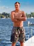 Mossy Oak Camo Board Shorts or Swim Trunks