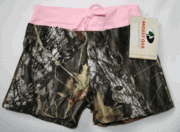 Mossy Oak Camo & Pink Girl's Shorts