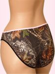 Mossy Oak Camouflage Panties - Pink Trim