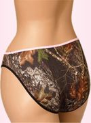 Mossy Oak Camouflage Panties - Pink Trim