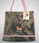 Mossy Oak Camouflage Pink Diaper Bag - Embroidered