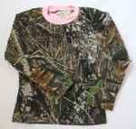 Mossy Oak Camouflage & Pink Girls Shirt