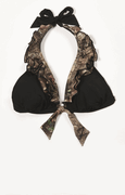 Mossy Oak Country Camo Ruffle Halter Bikini Top