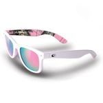 Mossy Oak Pink Camouflage Wasatch Sunglasses, White