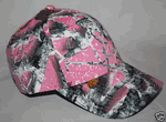 Mothwing Pink Camouflage Ladies Hat or Cap