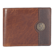 Browning Men's Wester Leather Bifold Wallet