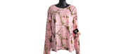 Ladies Realtree Long Sleeve Pink Camo Shirt