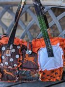 Camouflage & Orange Rag Bag Purse