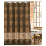 Ducks Unlimited Duckhead Logo Fabric Shower Curtain