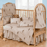Browning Crib Diaper Stacker or Skirt