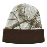 Realtree Snow Camo 12" Beanie Hat