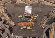 Even In Camo Trouble Finds Me Boys Toddler Realtree Shirt