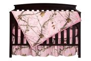 Realtree Pink Camo Baby Crib Set