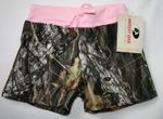 Mossy Oak Camo & Pink Girl's Shorts