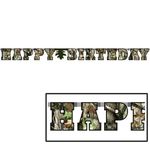 Next Camo Happy Birthday Banner