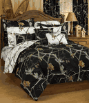 Realtree AP Snow & Black Bath & Bedding Collection