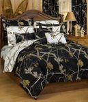 Realtree AP Snow Black & White Comforter Set