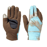 Realtree Blue Camo Shooting Gloves