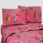 Realtree Fuchsia Camo Sheets Set
