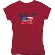 Realtree Girl Flag Tee - Red