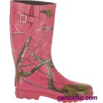 Realtree Hot Pink Camo Rainboots - Rain Boot