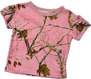 Realtree Pink Camo Baby Toddler Short Sleeve Shirt