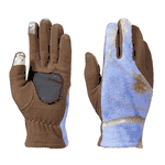 Realtree Purple Blue Camo Shooting Gloves