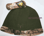 Reversible Olive Camo Beanie
