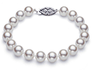 8-9mm White Japanese Akoya Cultured Pearl Bracelet A+ Quality