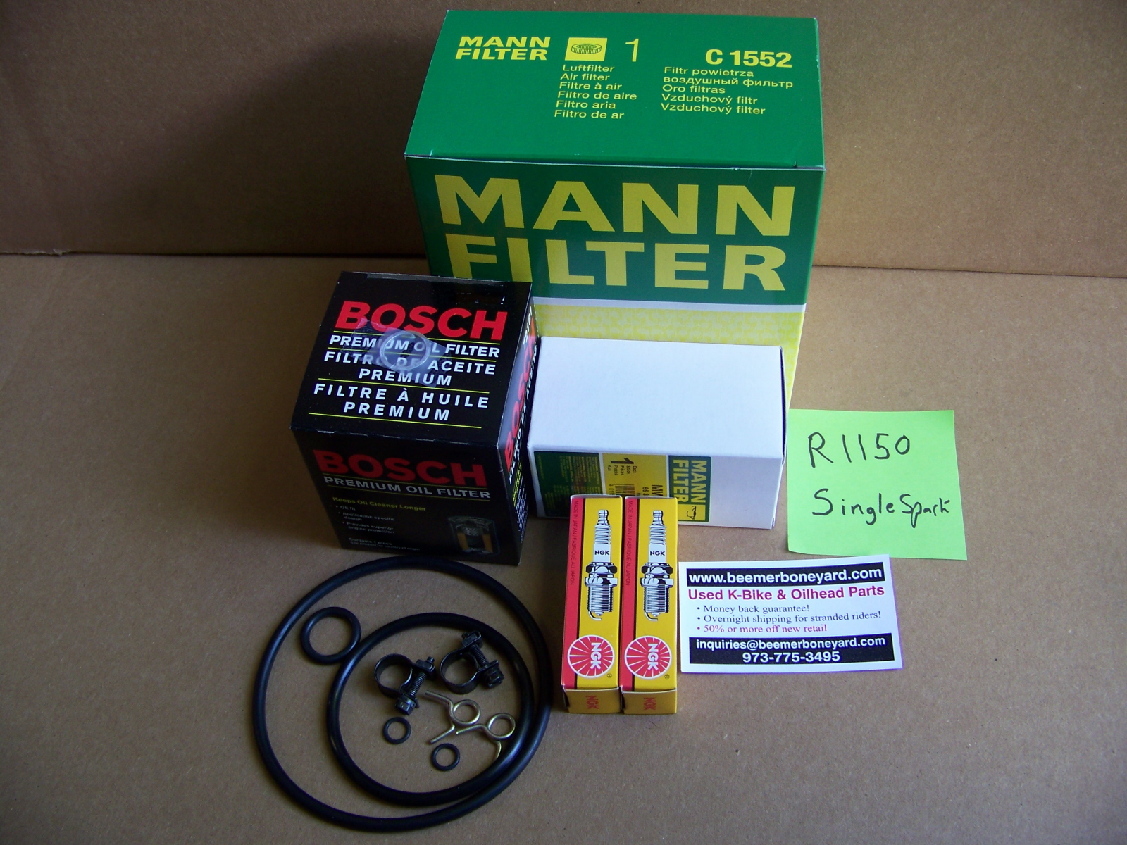 12/24K Mile Maintenance Kit For All R1150 Single Spark Bikes Now with 2