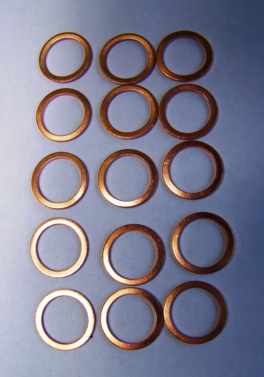 15Pack Of New Copper Crush Washers For All BMW Master Cylinders and