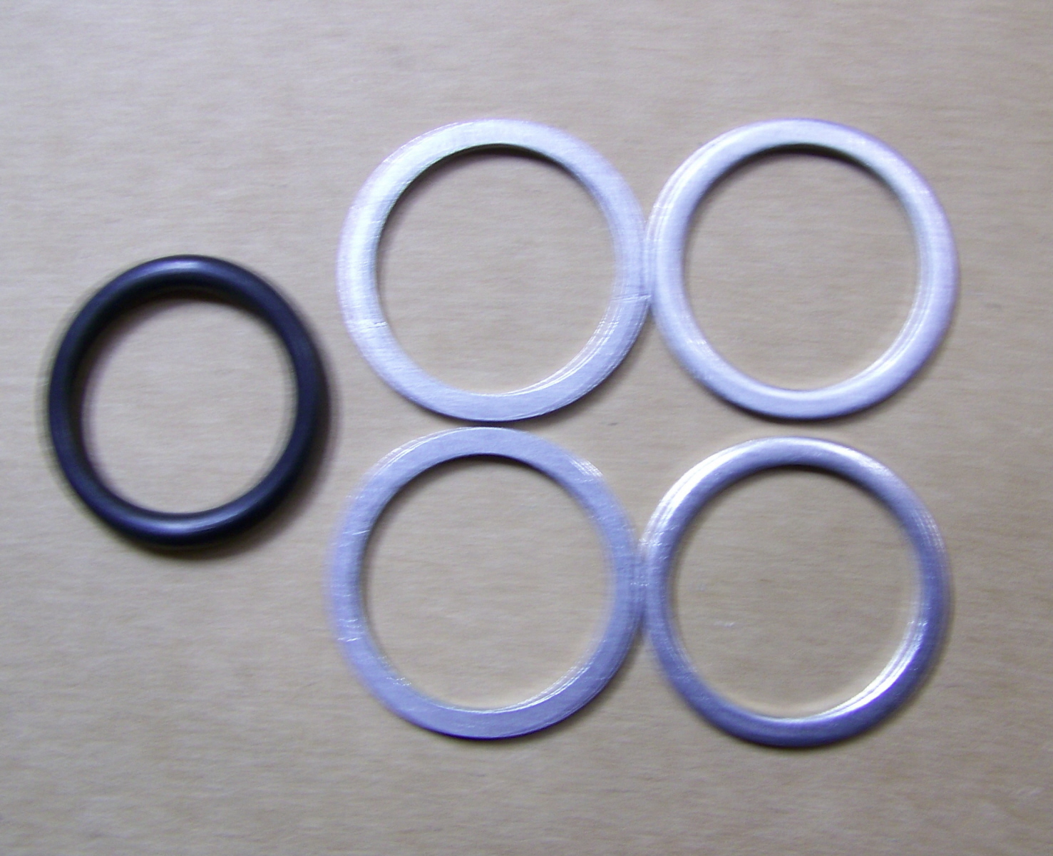 4Pack Of Engine Drain Plug Crush Washers For F800 Bikes & 2009 On