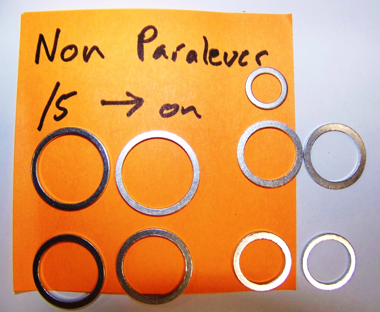 Airhead Transmission, Driveshaft & Final Drive Crush Washer Set For All