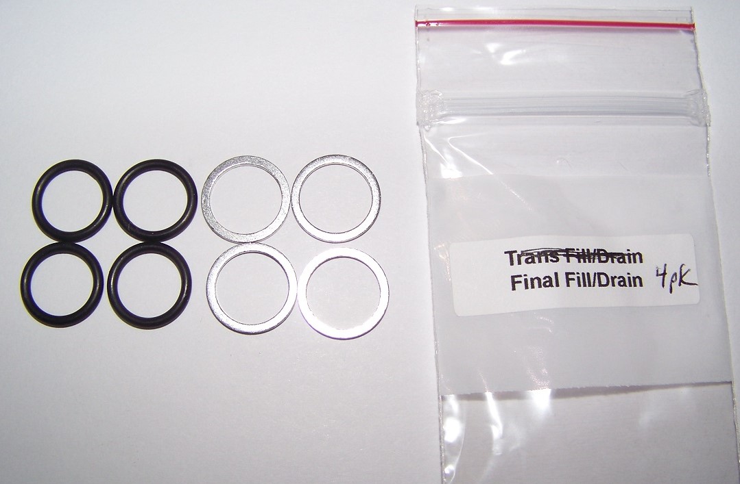 Final Drive Crush Washer/Oring Set 4 Pack All R1200/1250 Liquid