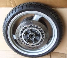 K100RS 4V & K1100RS 3.50X17"  3 Spoke Front Wheel W/ Metzeler Z6 Tire & Rotors