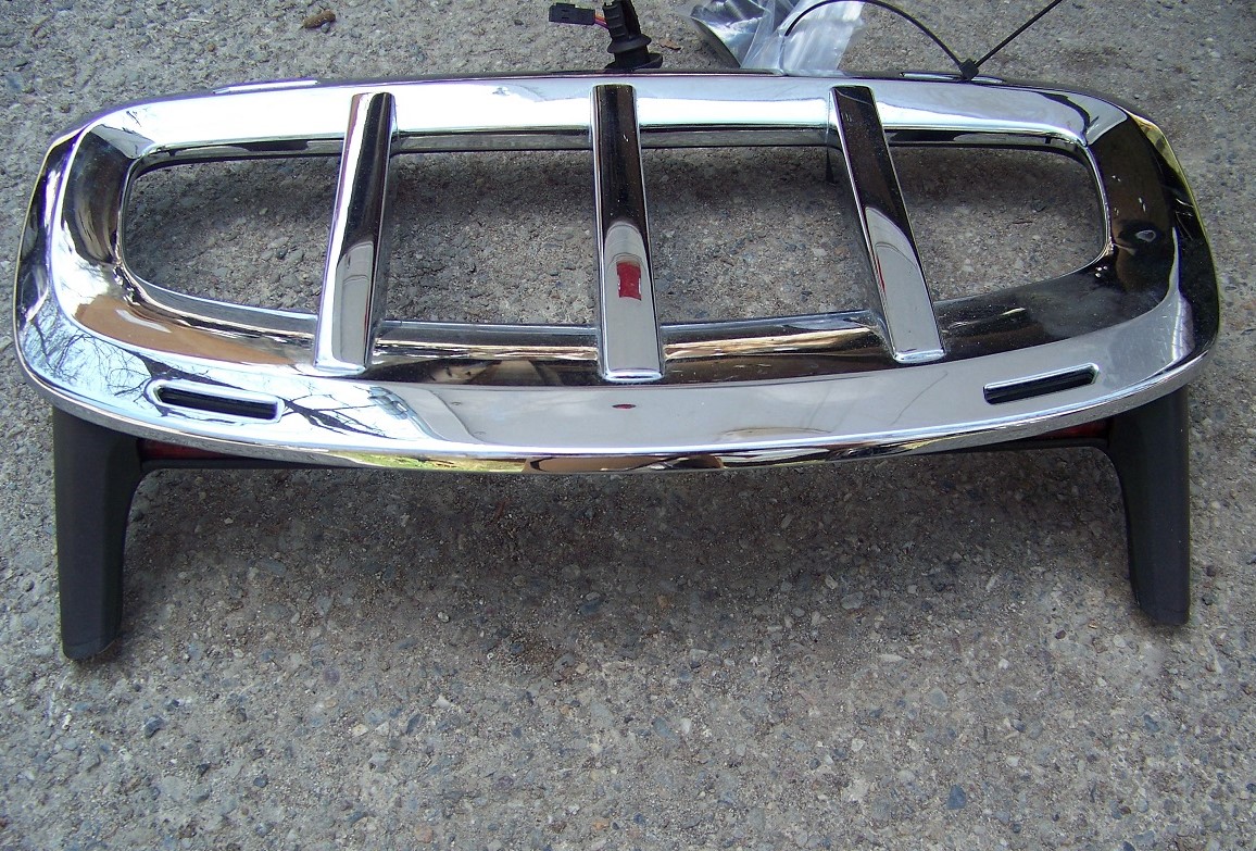 K1200LT Rear Trunk Chrome Luggage Rack W/Brake Light