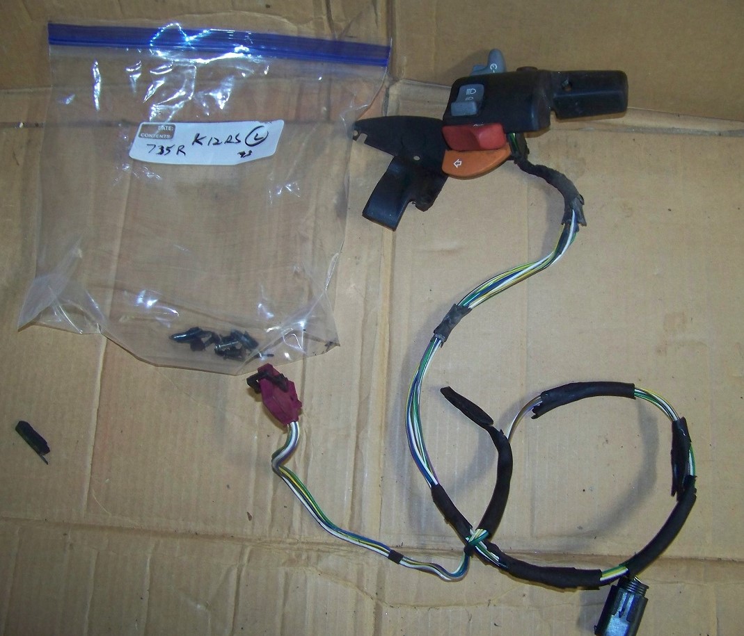 K1200RS (Before 10/02) Left Side Handlebar Switchgear W/Cruise Control