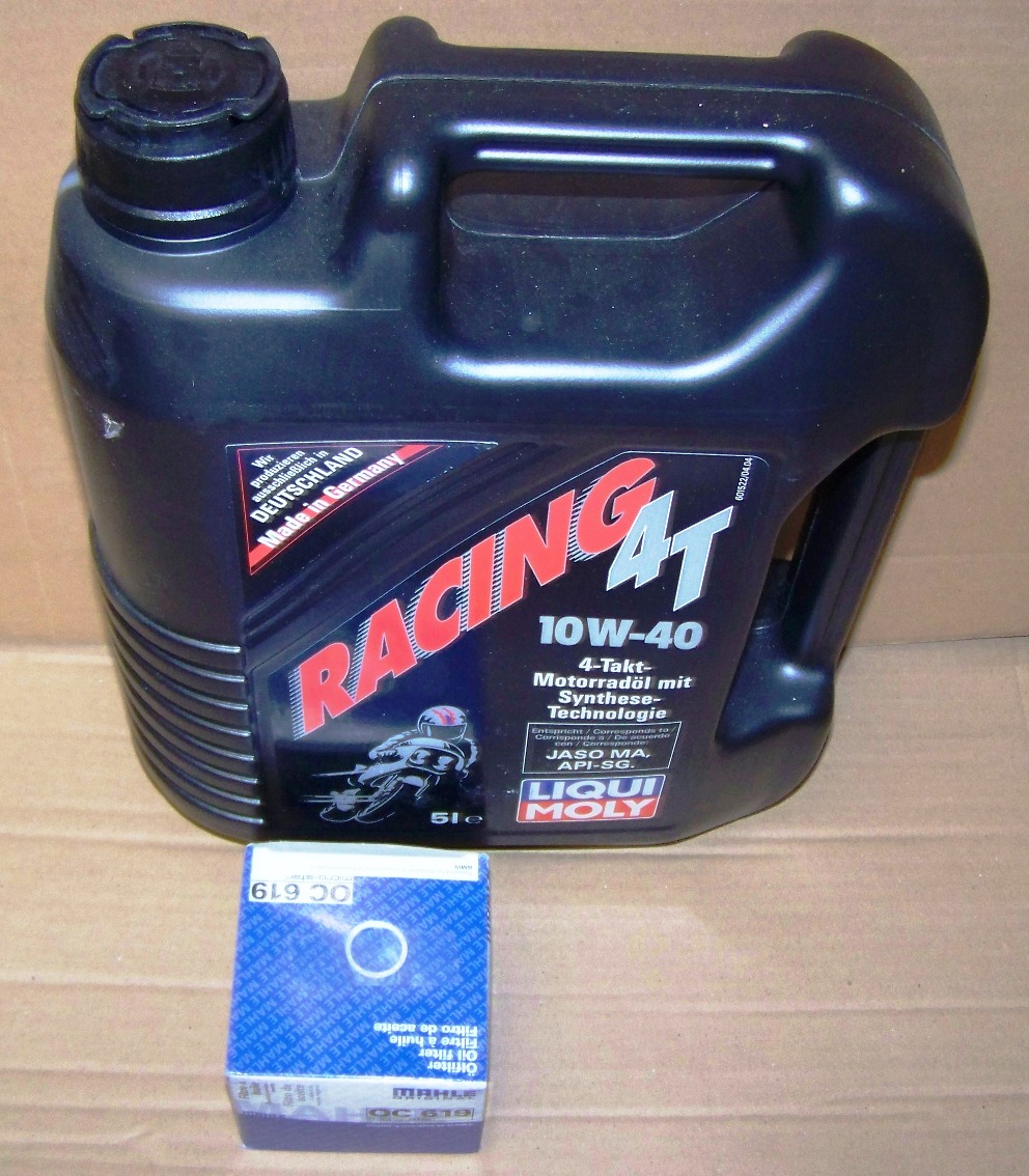 K1300S/R and K1300GT 10W40 Engine Oil Change Kit (Synthetic)