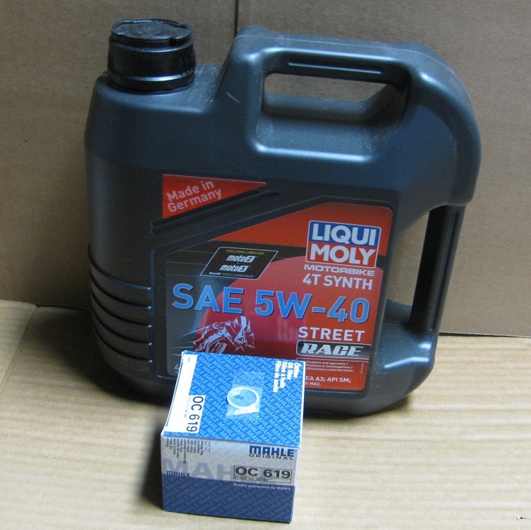 K1300S/R and K1300GT 5W40 Engine Oil Change Kit (Fully Synthetic )