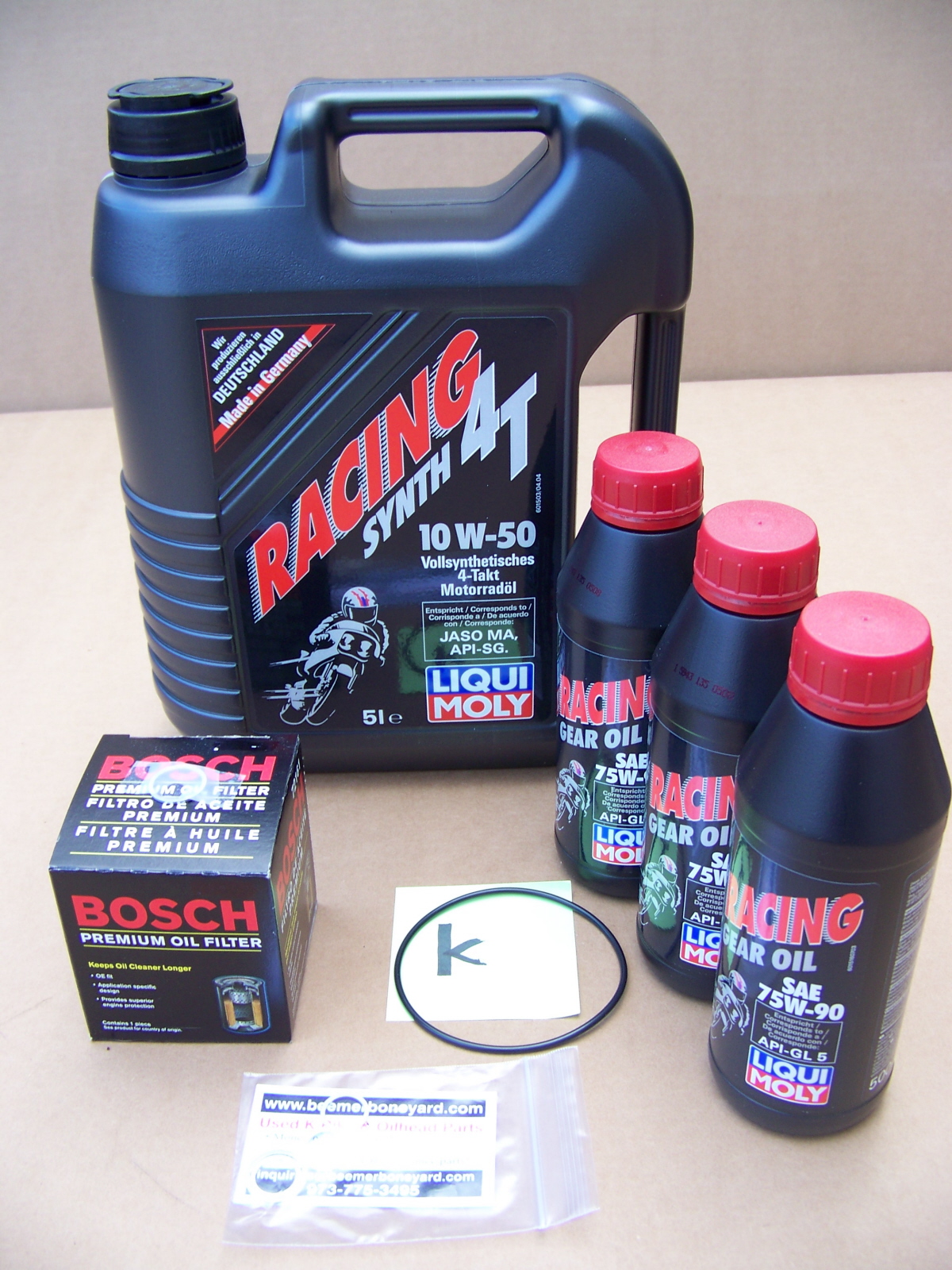 K75/ 100/ 1100 & K1200LT/ RS/ GT (GT Through 2005 Only) 10W50 Engine