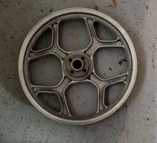 K75/100 Y-Spoke Rear Wheel, 2.75X17, Silver 