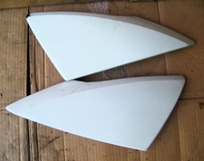 R1200RT (2005-2010)  Left & Right Side Covers For Mirrors, White